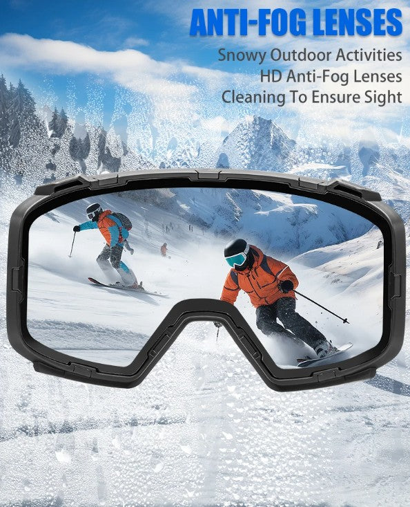 KAPVOE snowboard bril photochronic met harde beschermhoes